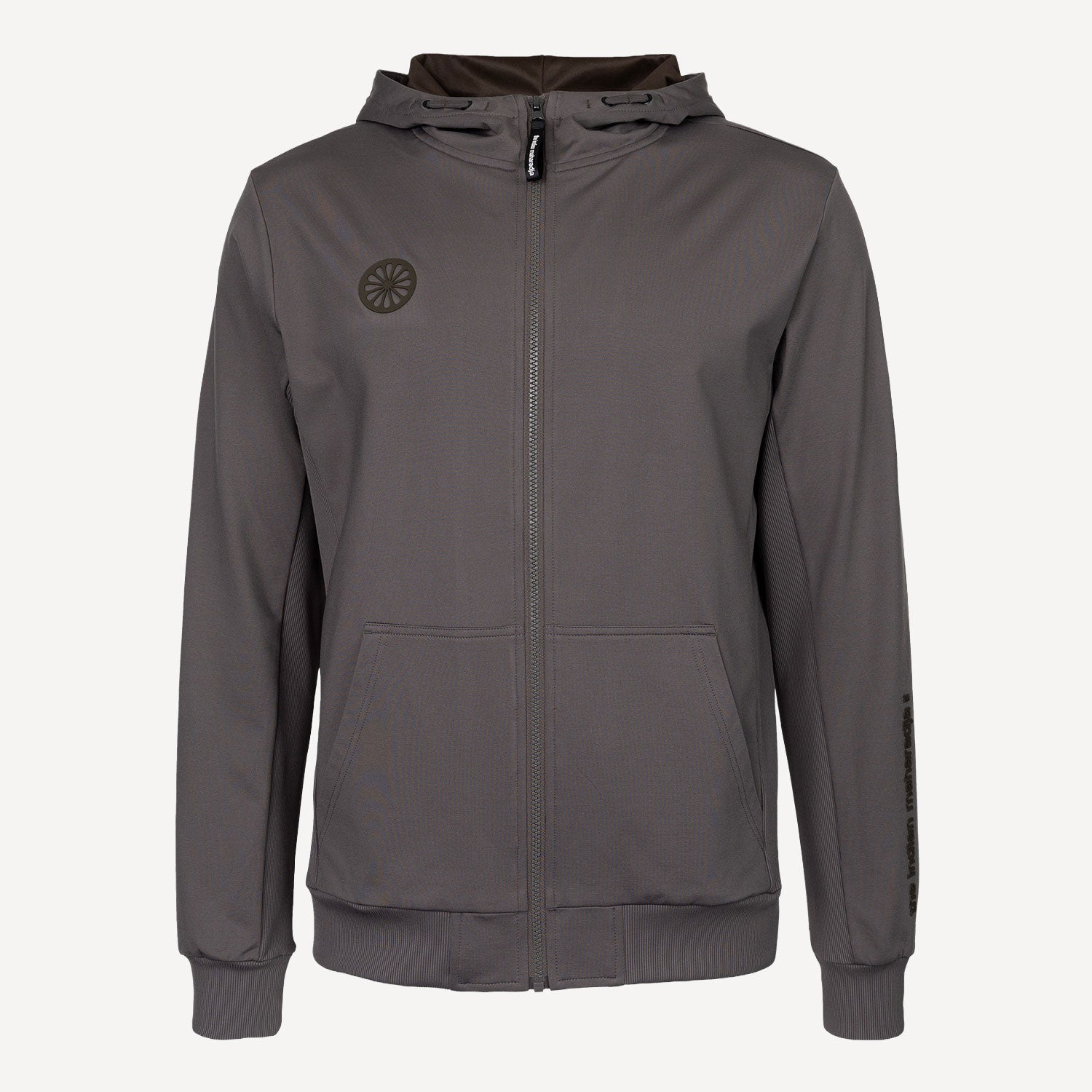 The Indian Maharadja Men's Hooded Tennis Jacket - Black | Tennis Only