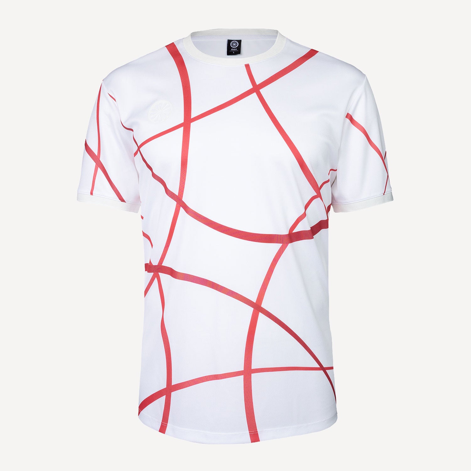 The Indian Maharadja Men's Pique Smash Tennis Shirt - Red (1)
