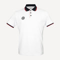 The Indian Maharadja Men's Pique Tennis Polo - White (1)