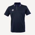 The Indian Maharadja Men's Pique Tennis Polo - Dark Blue (1)