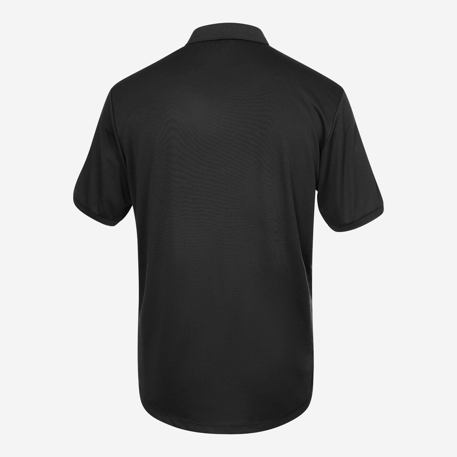 The Indian Maharadja Men's Pique Tennis Polo - Black (5)