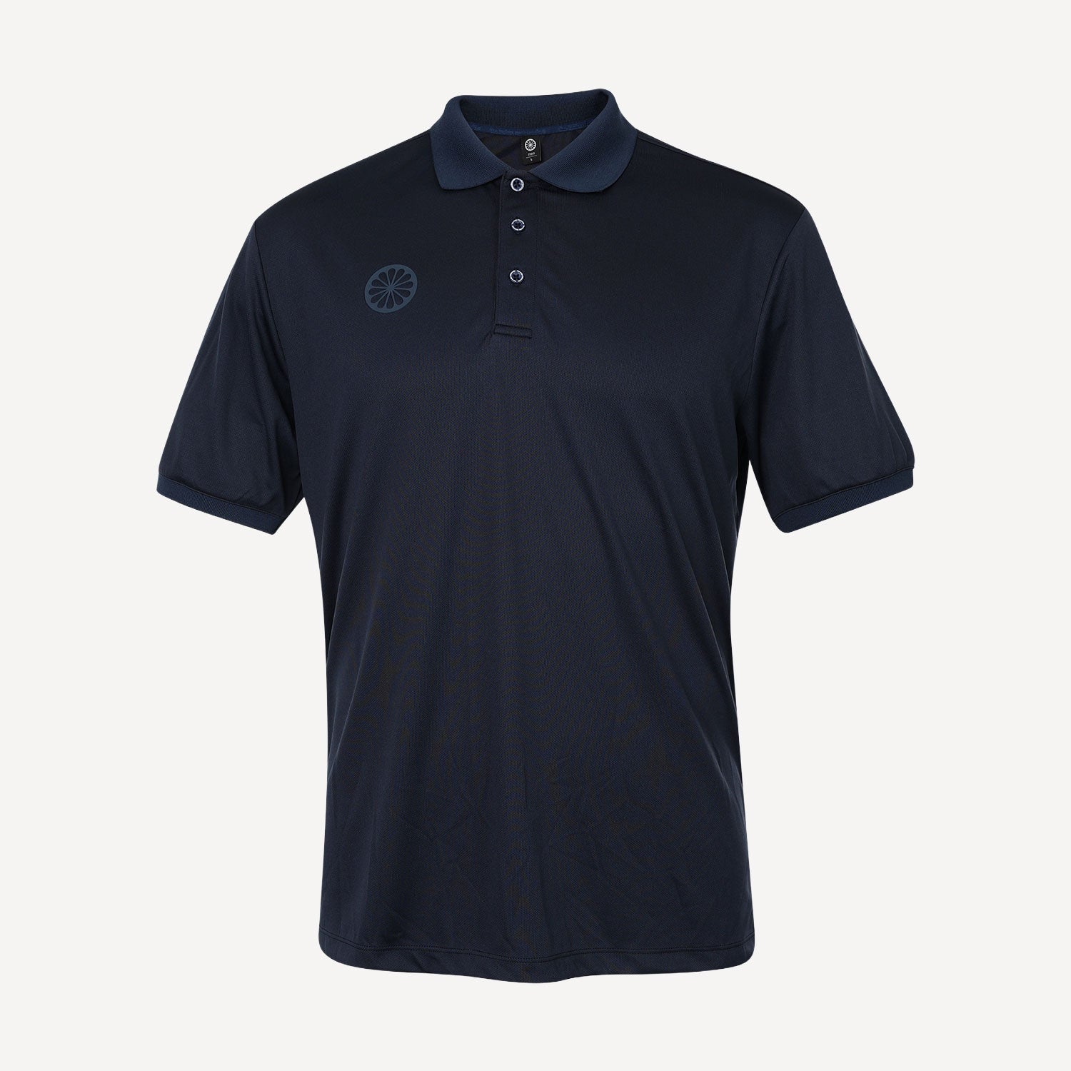 The Indian Maharadja Men's Pique Tennis Polo - Night Blue (3)