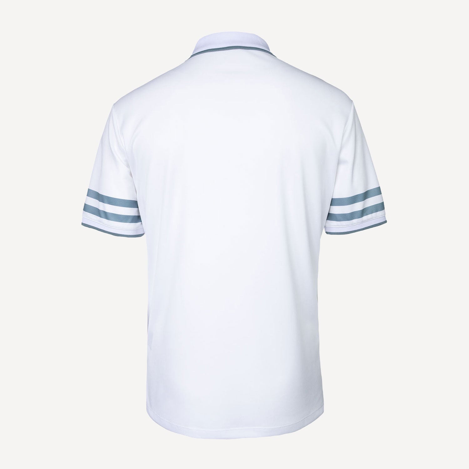 The Indian Maharadja Men's Printed Stripe Tennis Polo - Bright White (5)