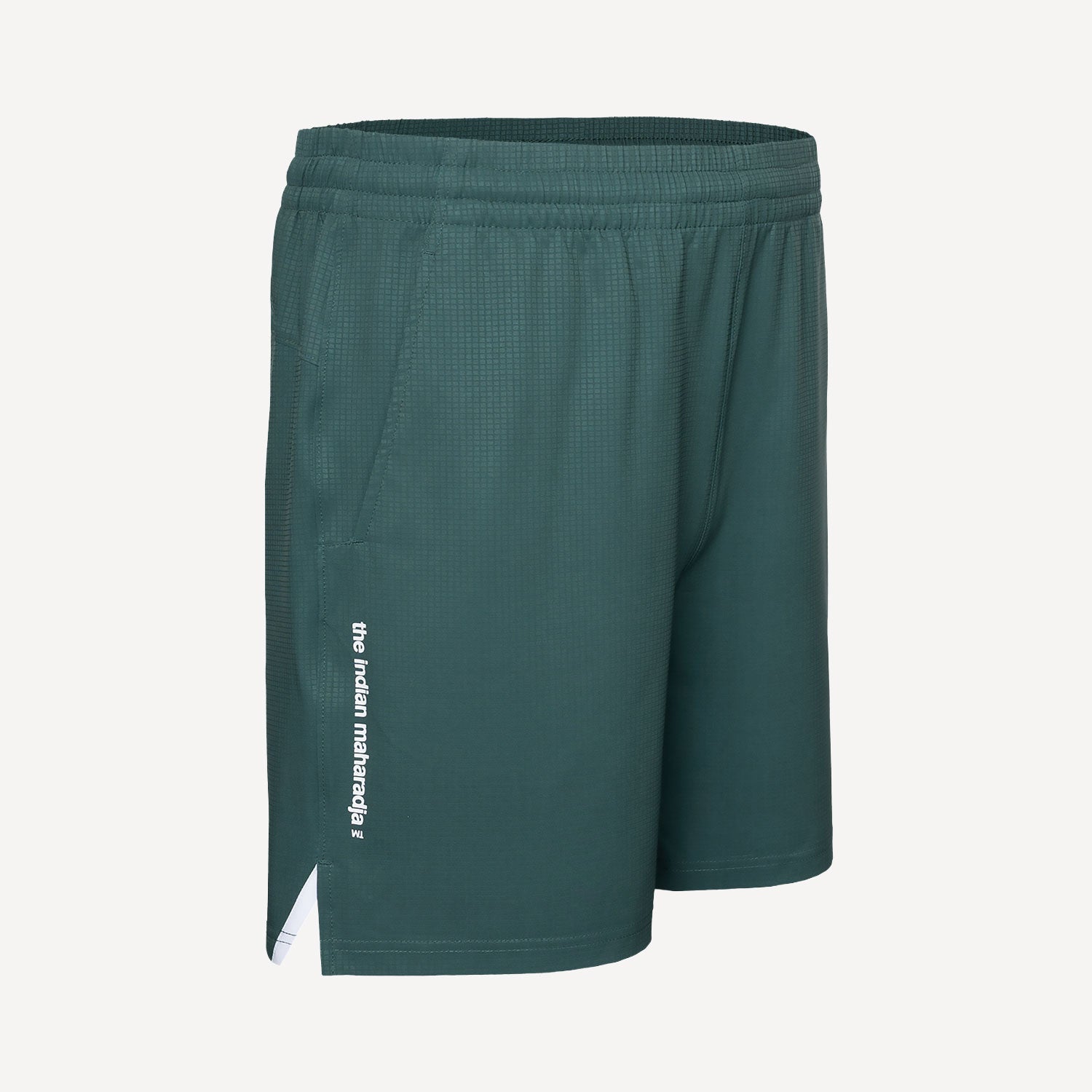 The Indian Maharadja Men's Ripstop Retro Tennis Shorts - Hunter Green (4)