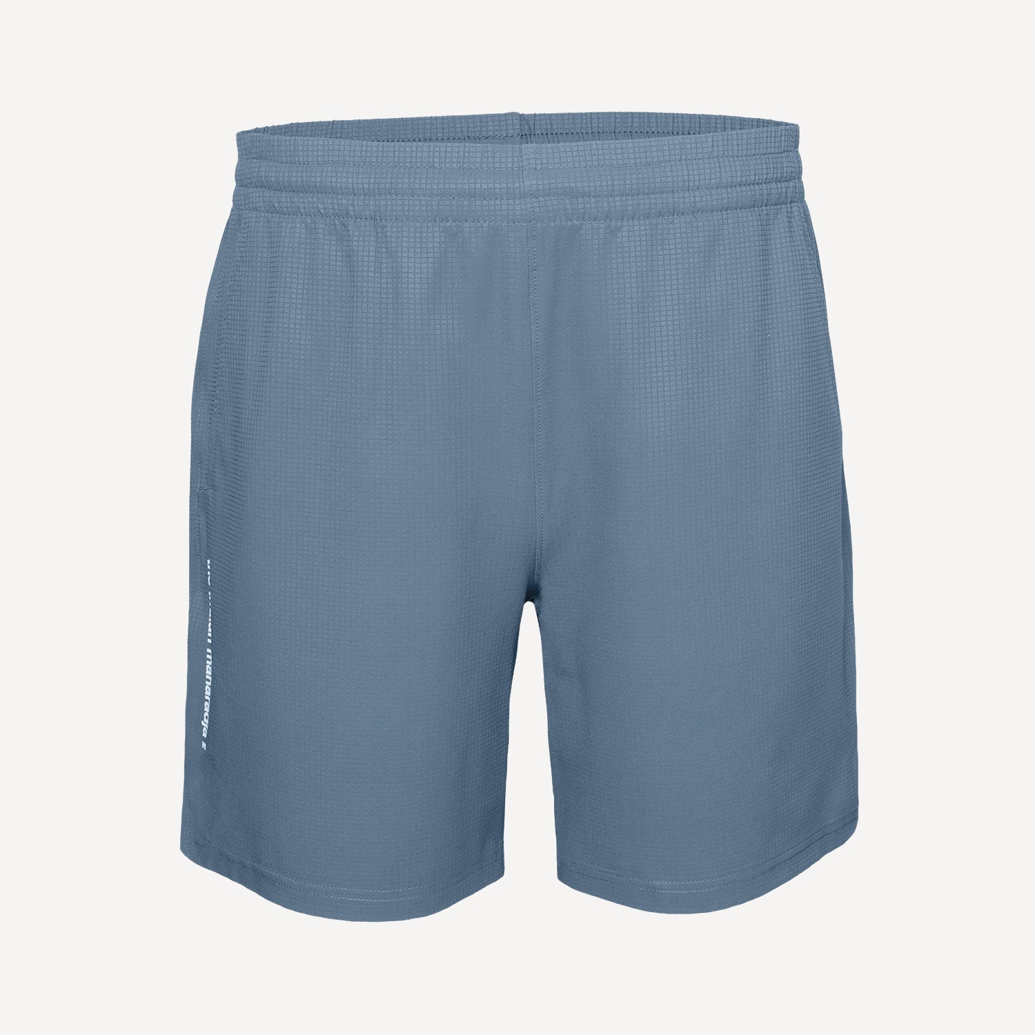 The Indian Maharadja Men's Ripstop Retro Tennis Shorts - Misty Grey (3)