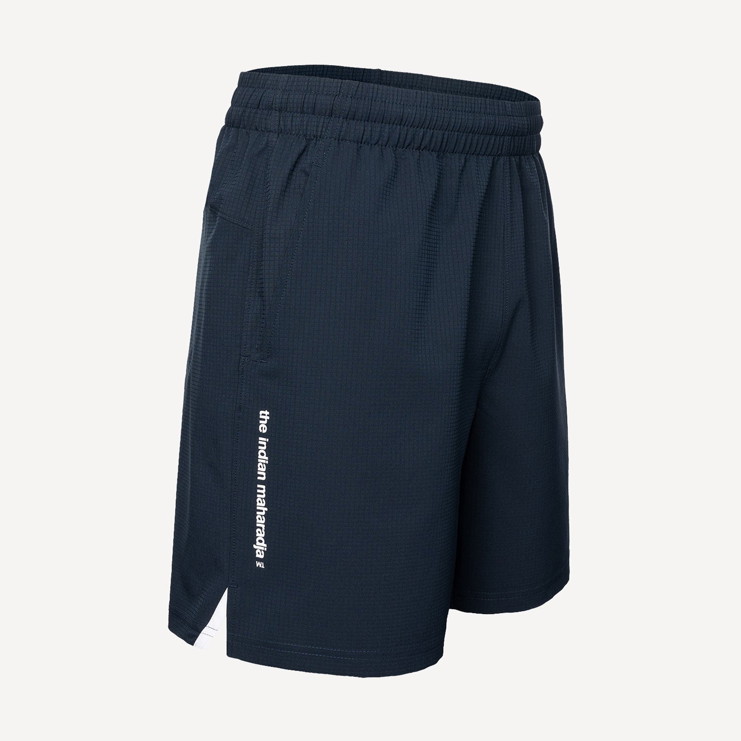 The Indian Maharadja Men's Ripstop Retro Tennis Shorts - Dark Blue (2)