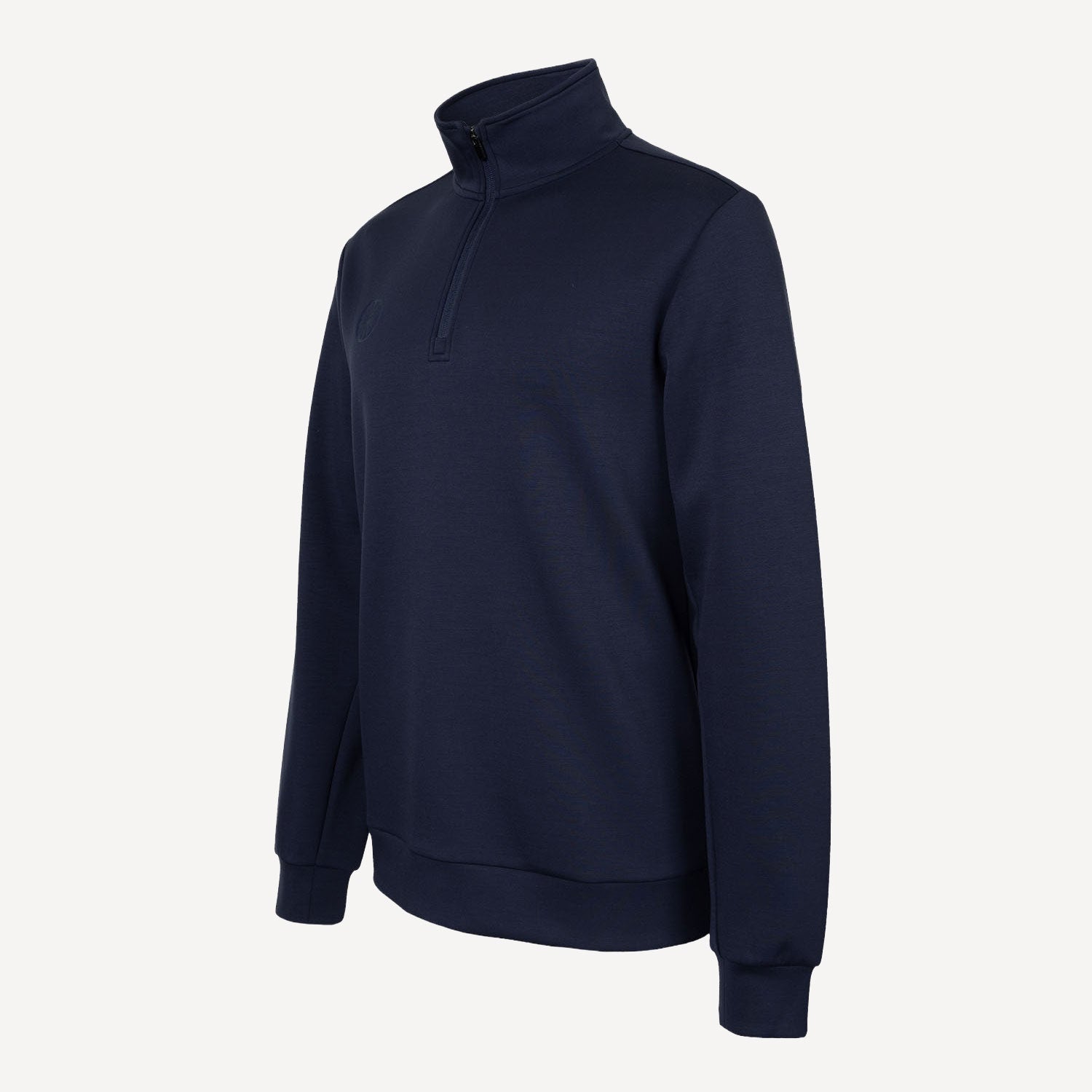 The Indian Maharadja Men's Soft Supreme Half-Zip Tennis Sweater - Night Blue (6)