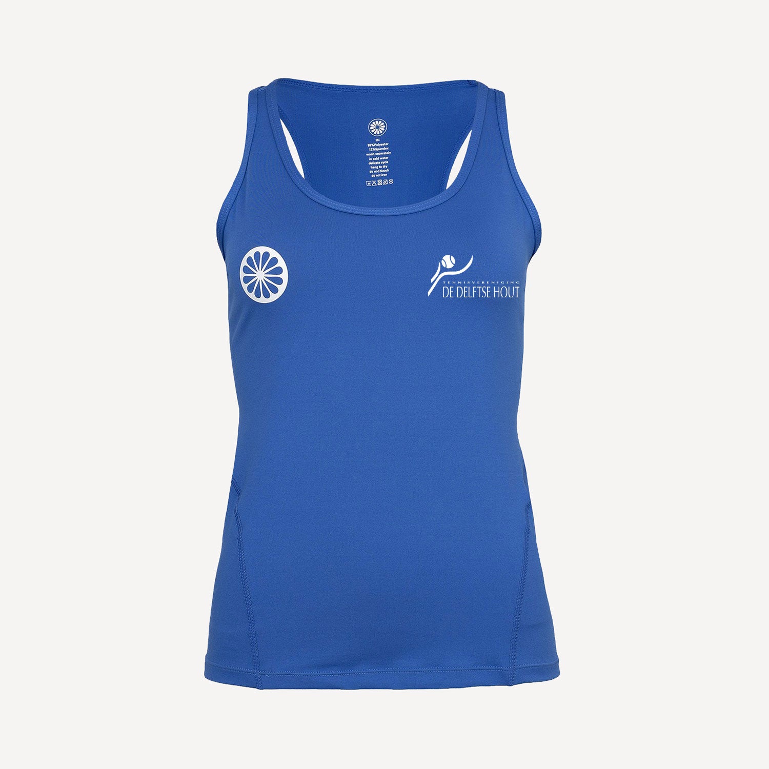 The Indian Maharadja Performance Women's Tennis Tank - De Delftse Hout - Blue (1)