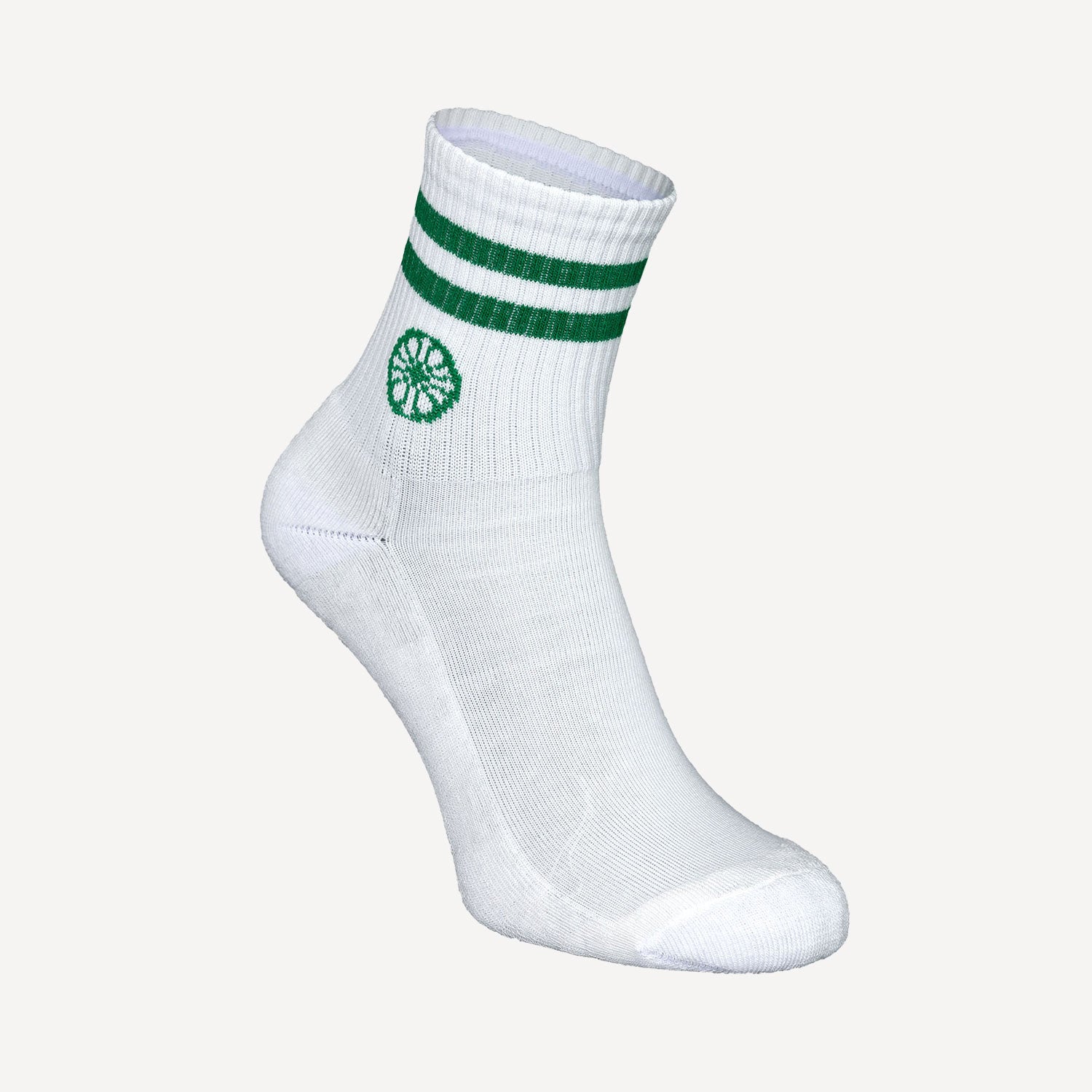 The Indian Maharadja Striped Tennis Short Socks - Lush Green (4)
