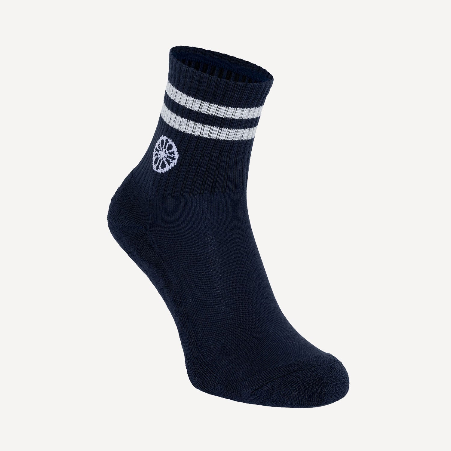 The Indian Maharadja Striped Tennis Short Socks - Night Blue (4)