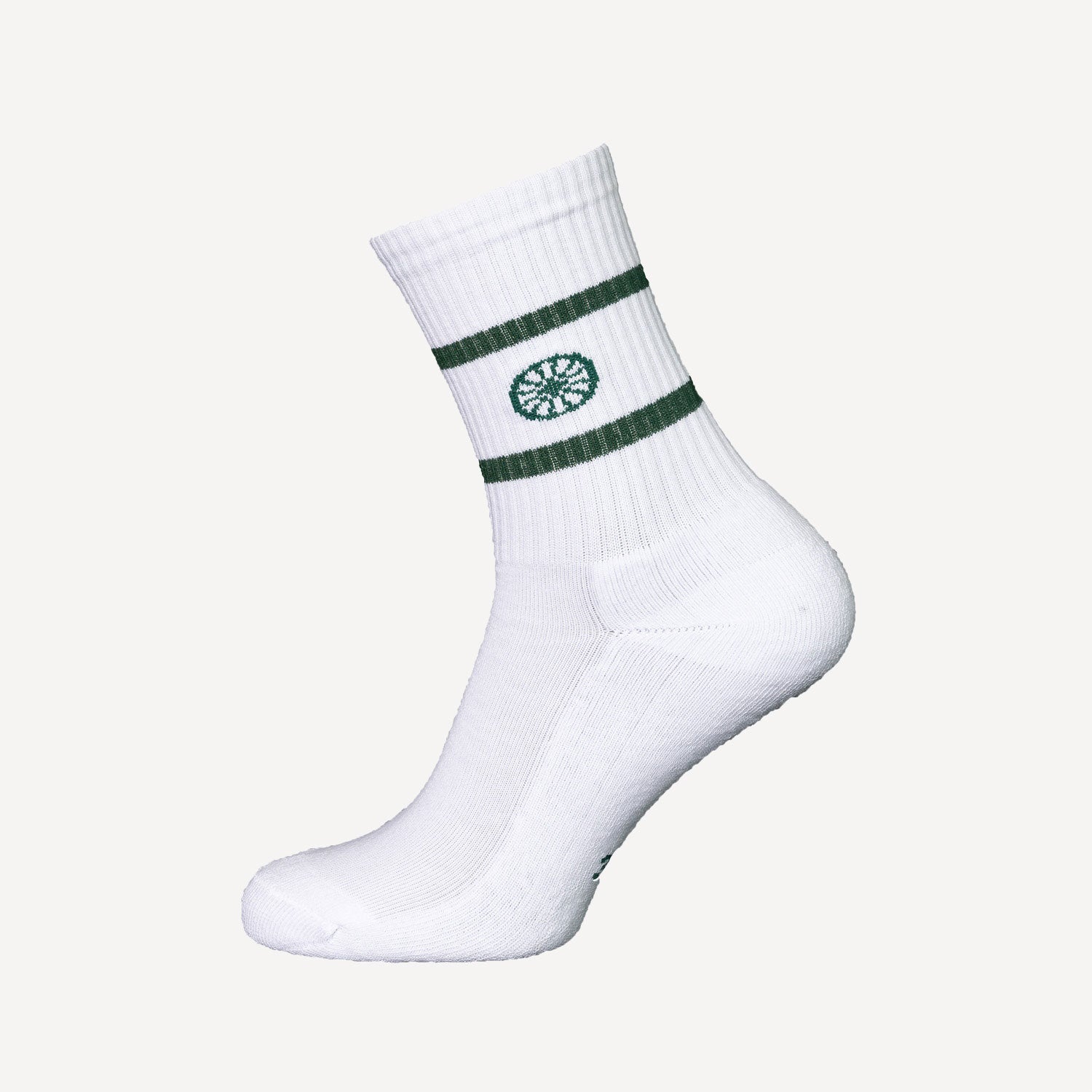 The Indian Maharadja Striped Tennis Socks High Length - Green (1)