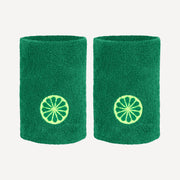 The Indian Maharadja Tennis Wristbands Large - Lush Green (1)