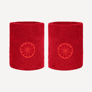 The Indian Maharadja Tennis Wristbands Small - Red (1)