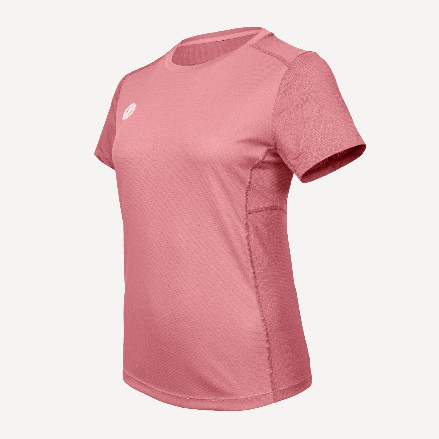 The Indian Maharadja Women's Agility Round Neck Tennis Shirt - Blush Pink (6)