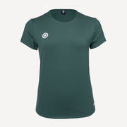 The Indian Maharadja Women's Breeze Round Neck Tennis Shirt - Hinter Green (3)