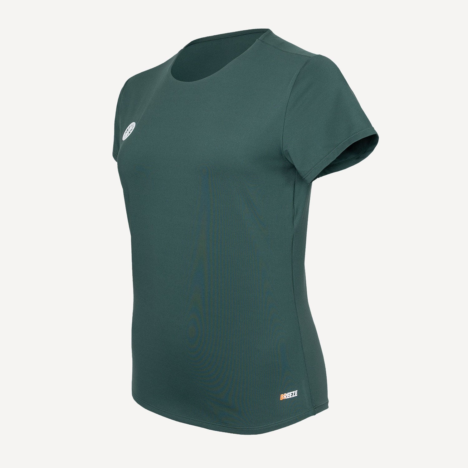 The Indian Maharadja Women's Breeze Round Neck Tennis Shirt - Hinter Green (6)