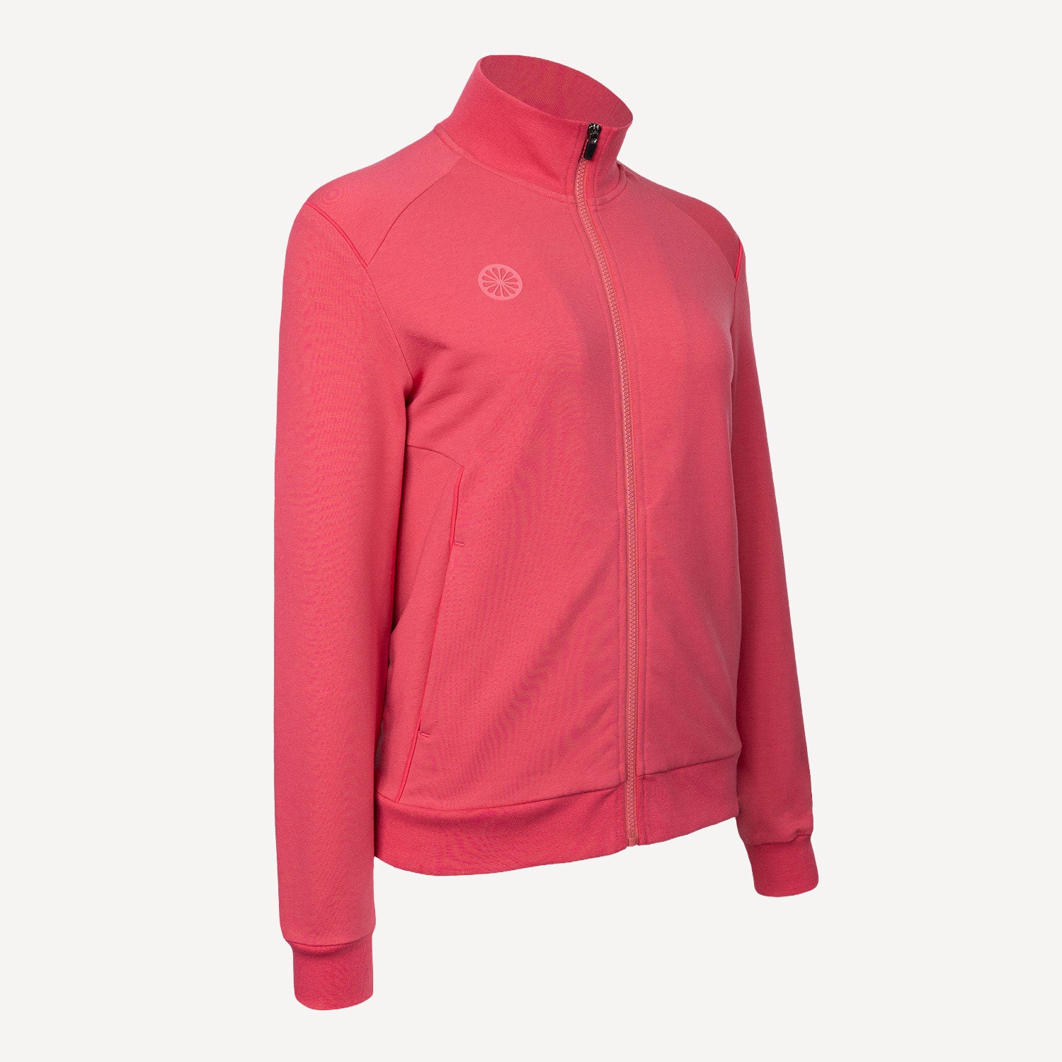 The Indian Maharadja Women's Cotton Tennis Track Jacket - Berry Rose (4)
