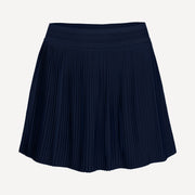 The Indian Maharadja Women's Fine Pleated Tennis Skirt - Night Blue (3)