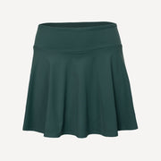 The Indian Maharadja Women's Flowing Tennis Skirt - Hunter Green (3)