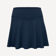 The Indian Maharadja Women's Flowing Tennis Skirt - Night Blue (3)