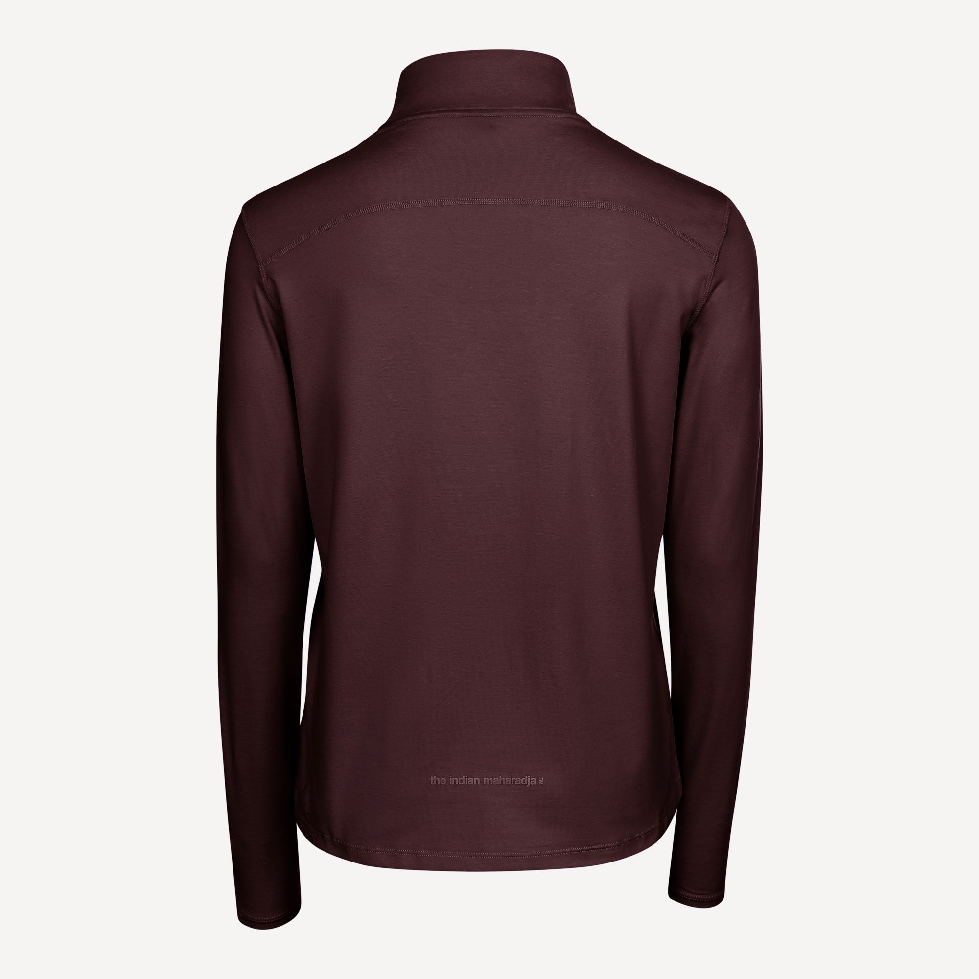 The Indian Maharadja Women's Half-Zip Long-Sleeve Tennis Top - Red (3)