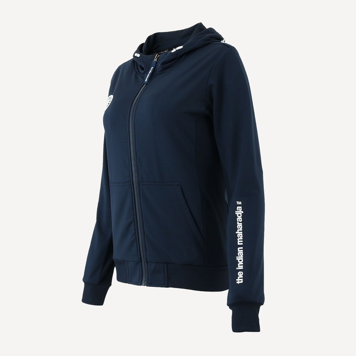 The Indian Maharadja Women's Hooded Tennis Jacket - Navy (6)