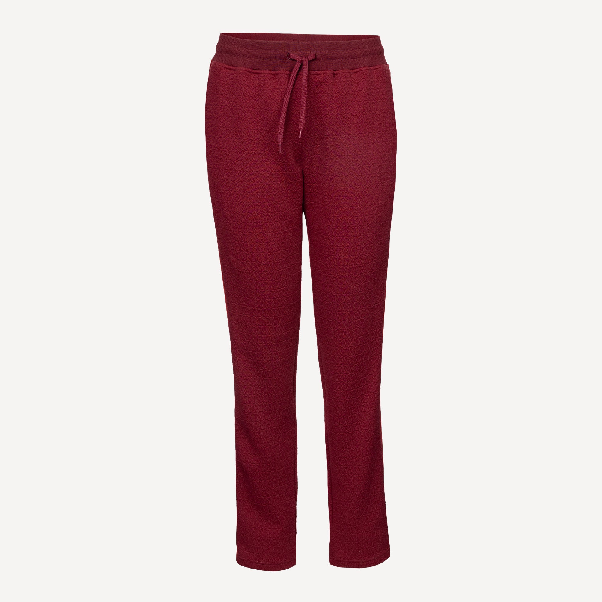 The Indian Maharadja Women's Jacquard Tennis Pants - Red (1)