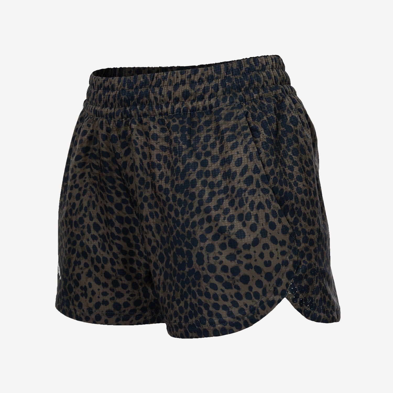 The Indian Maharadja Women's Leopard Tennis Shorts - Dark Blue (4)