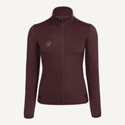 The Indian Maharadja Women's Performance Full-Zip Tennis Top - Red (1)