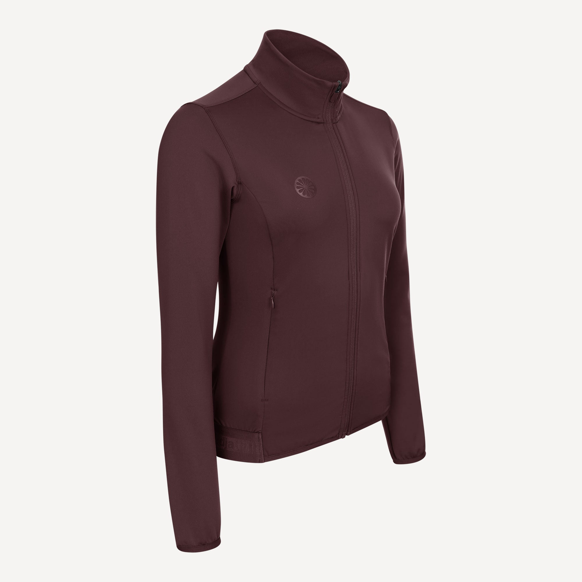 The Indian Maharadja Women's Performance Full-Zip Tennis Top - Red (2)