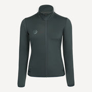 The Indian Maharadja Women's Performance Full-Zip Tennis Top - Grey (1)