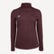 The Indian Maharadja Women's Performance Half-Zip Tennis Top - Red (1)