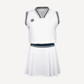 The Indian Maharadja Women's Pique 2-Piece Tennis Dress - White (1)