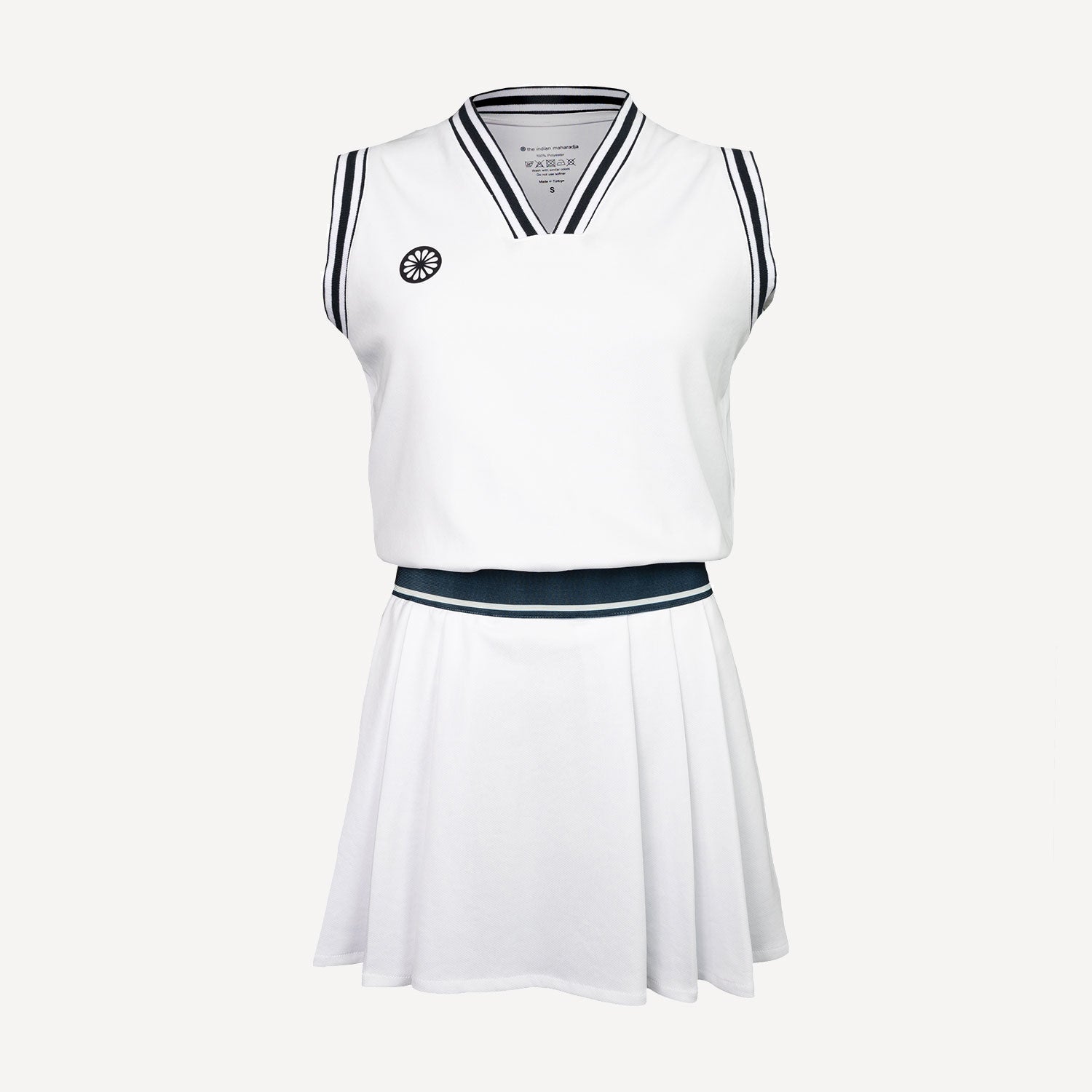 The Indian Maharadja Women's Pique 2-Piece Tennis Dress - White (1)