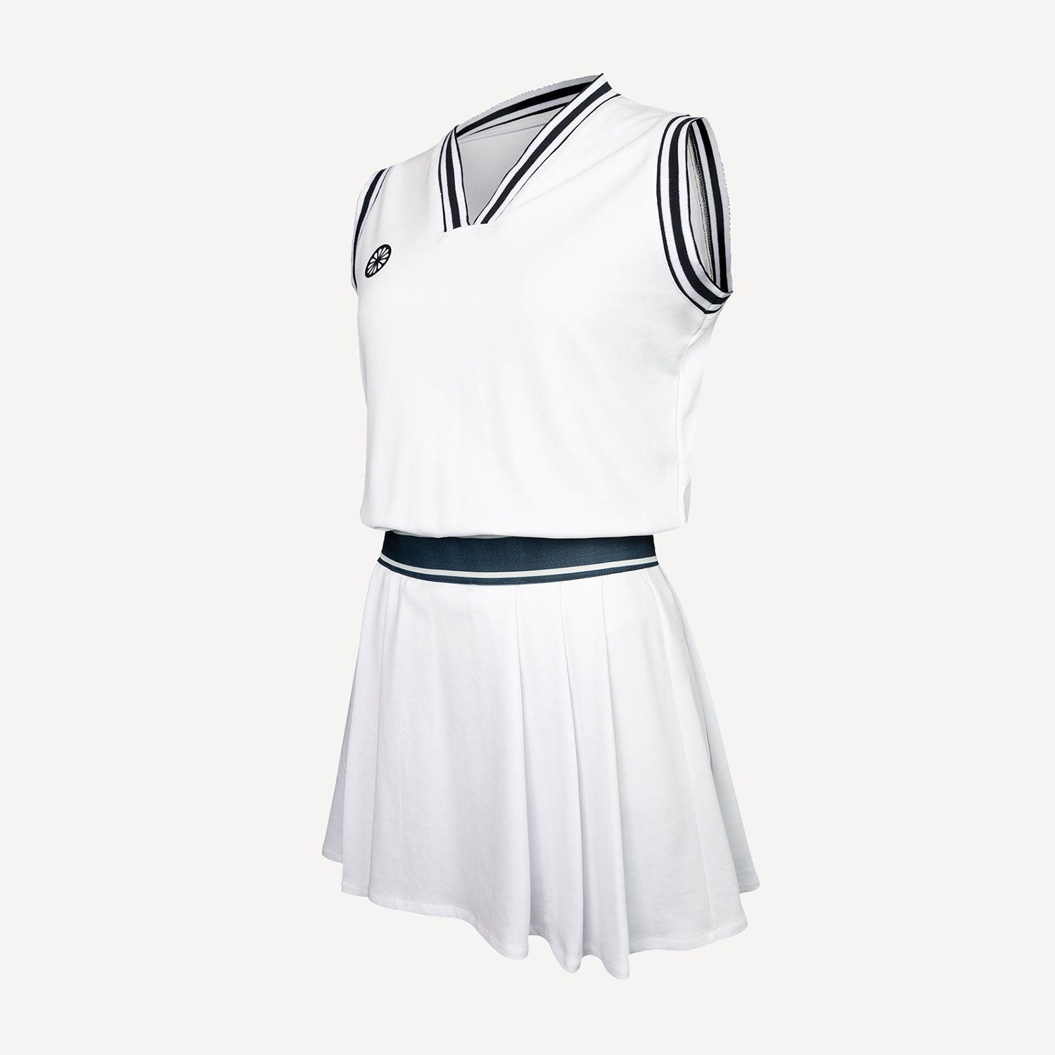 The Indian Maharadja Women's Pique 2-Piece Tennis Dress - White (4)