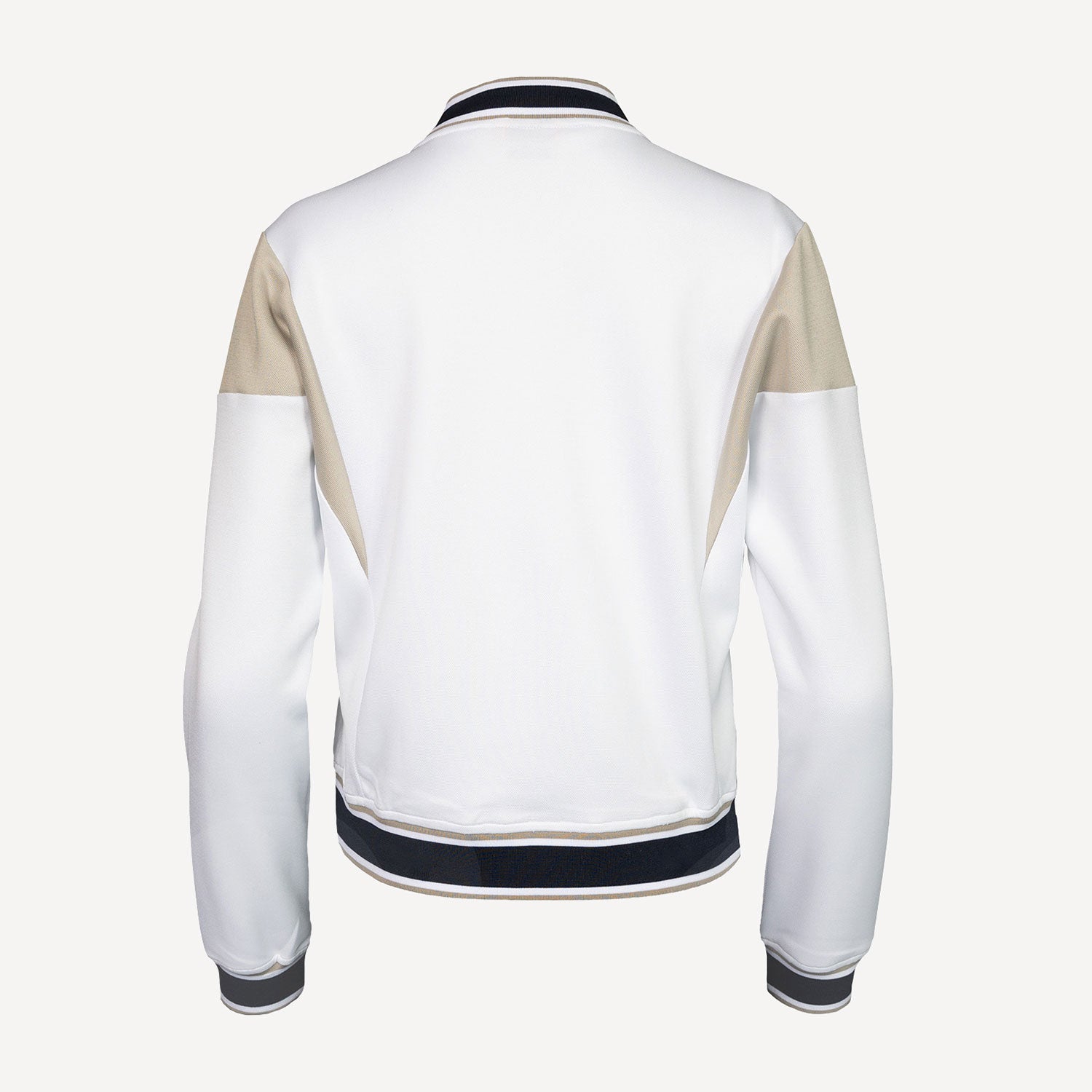 The Indian Maharadja Women's Pique Bomber Tennis Jacket - White (3)