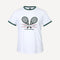 The Indian Maharadja Women's Racket Tennis T-Shirt - Hunter Green (3)