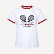 The Indian Maharadja Women's Racket Tennis T-Shirt - Red (1)