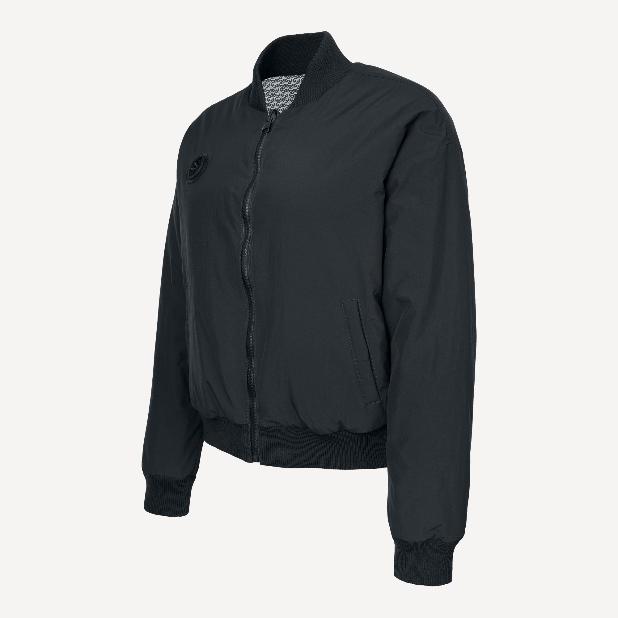 The Indian Maharadja Women's Reversible Bomber Tennis Jacket - Grey (4)
