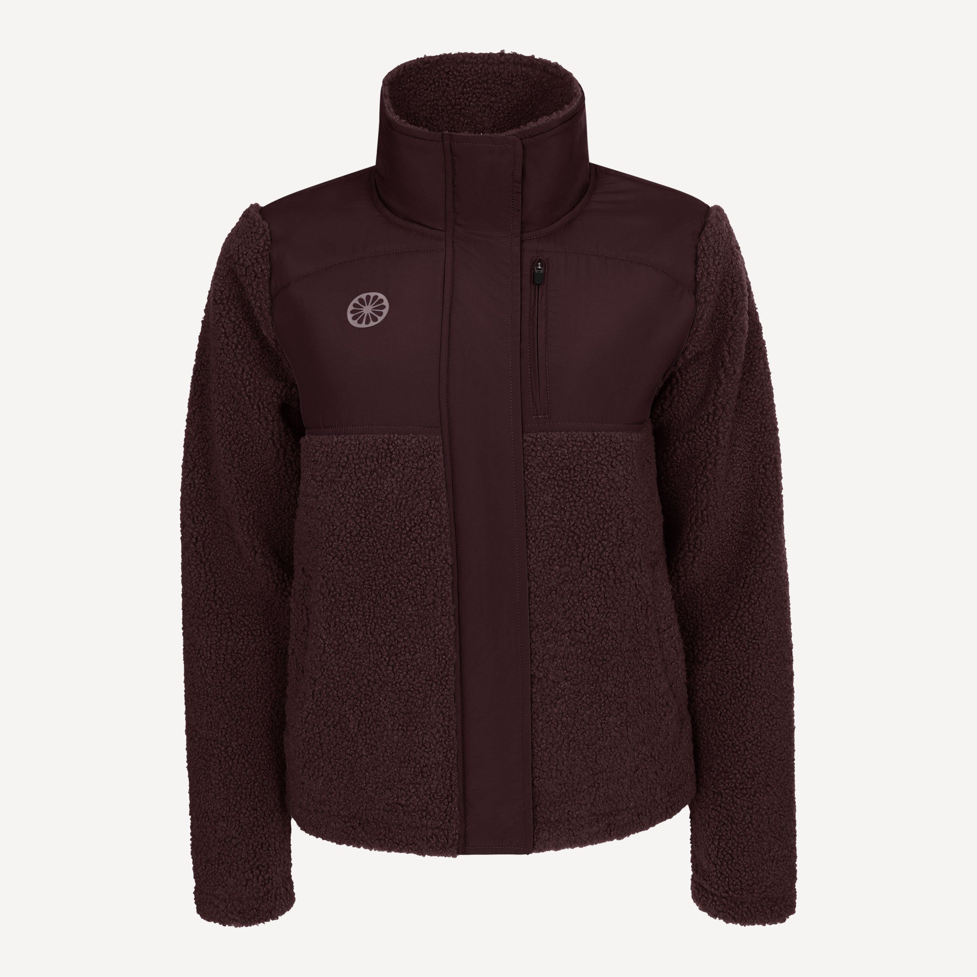The Indian Maharadja Women's Sherpa Fleece Tennis Jacket - Red (1)