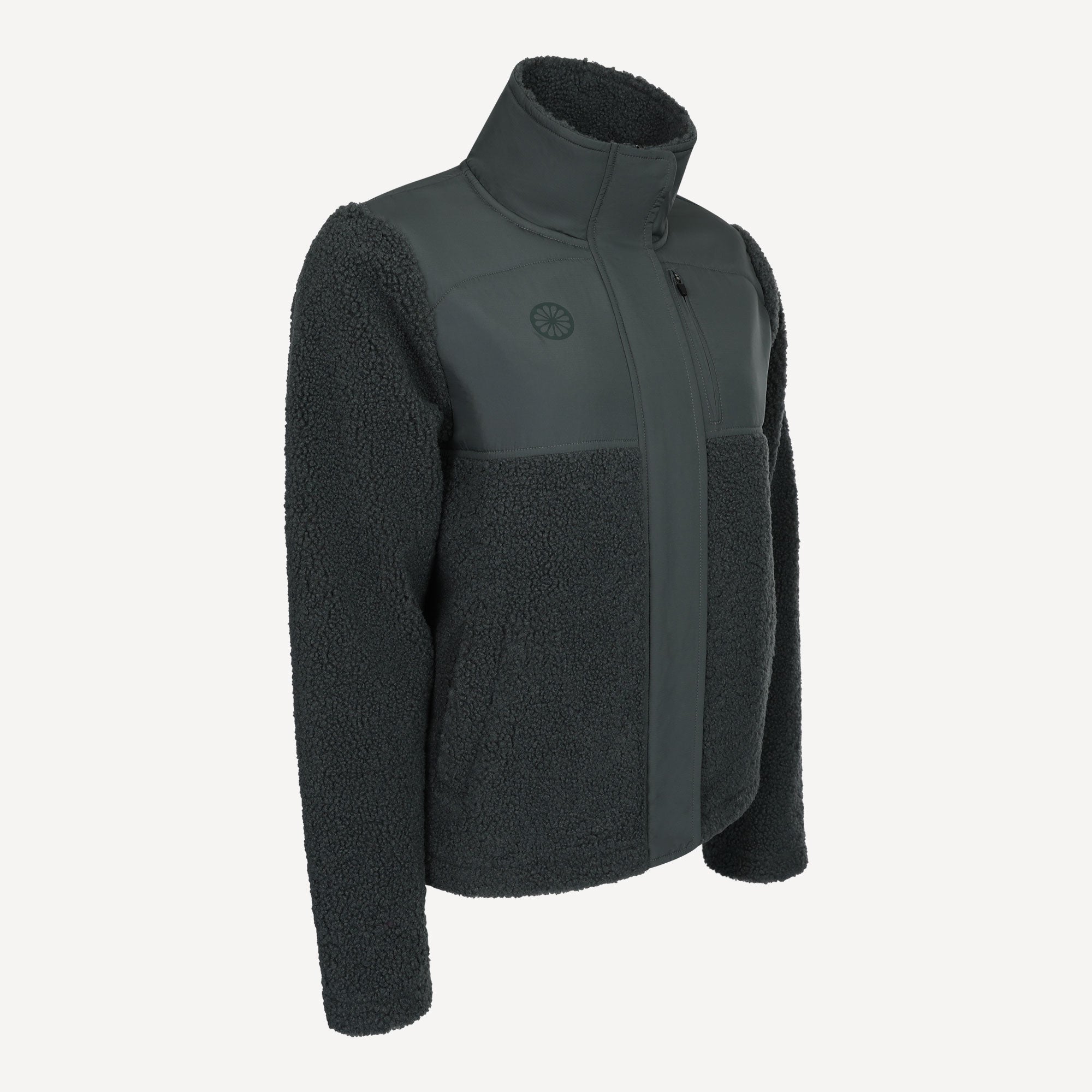 The Indian Maharadja Women's Sherpa Fleece Tennis Jacket - Grey (2)