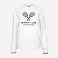 The Indian Maharadja Women's Tennis Club Sweater - White (1)