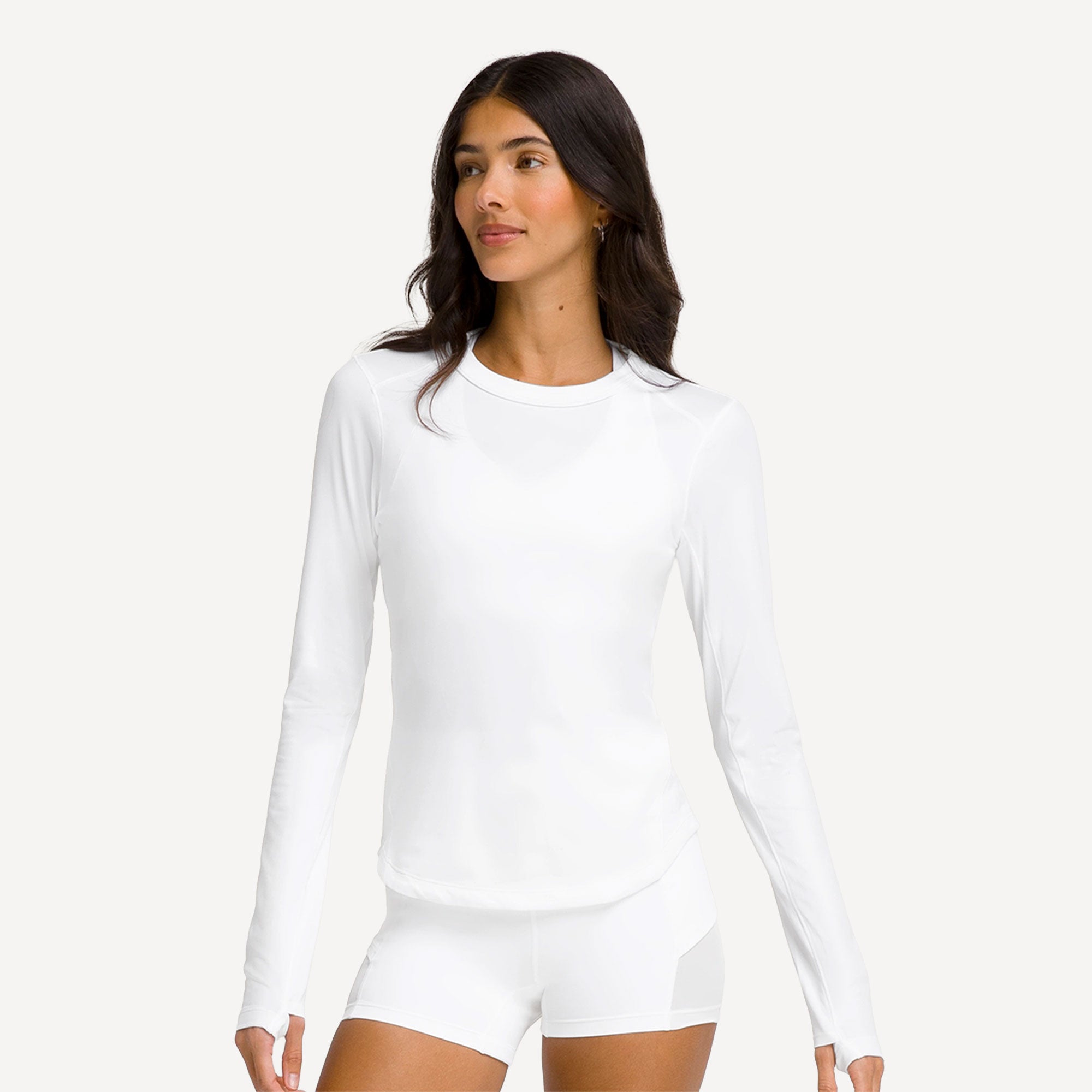 Wilson All Day Women's Long Sleeve Tennis Shirt - White (1)