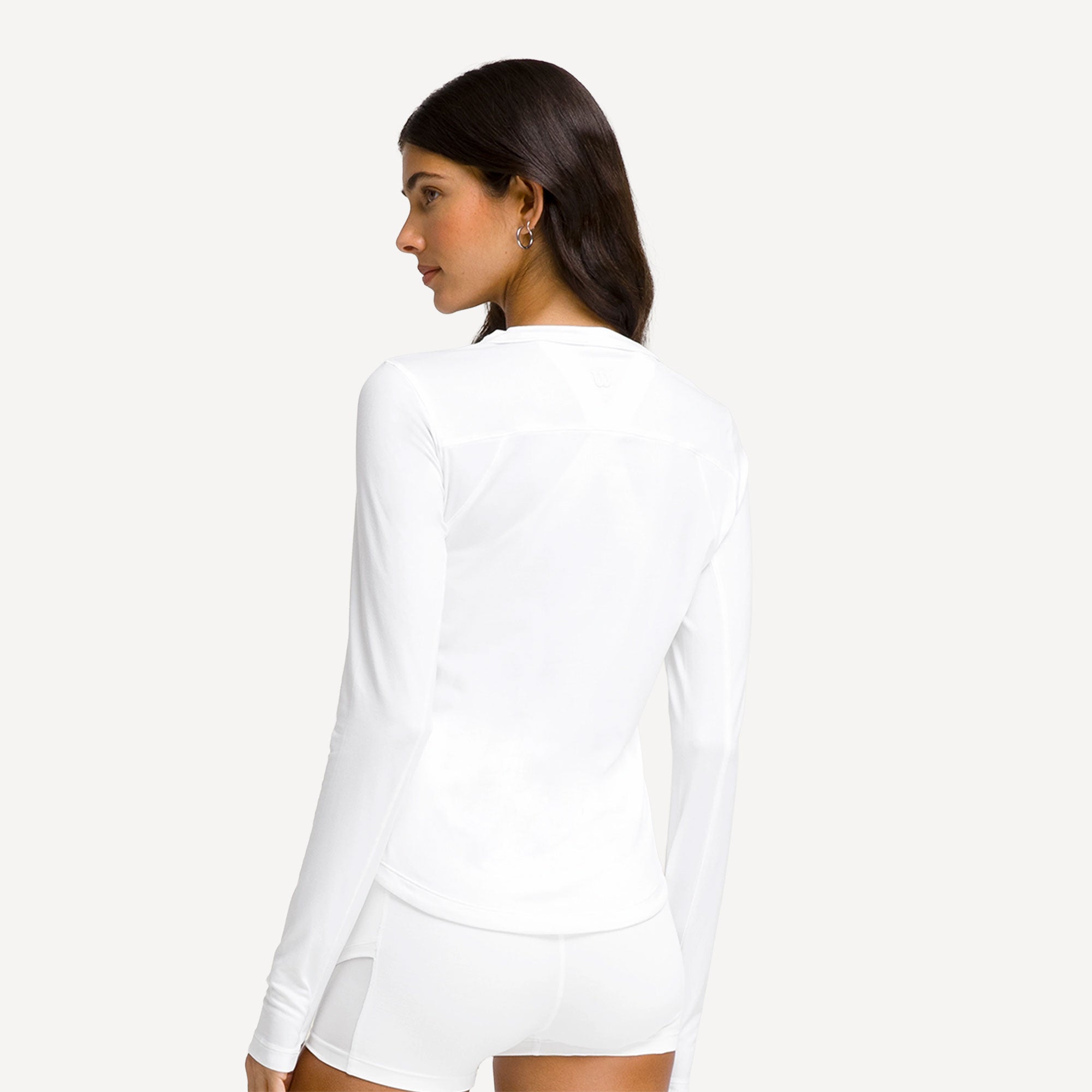 Wilson All Day Women's Long Sleeve Tennis Shirt - White (2)
