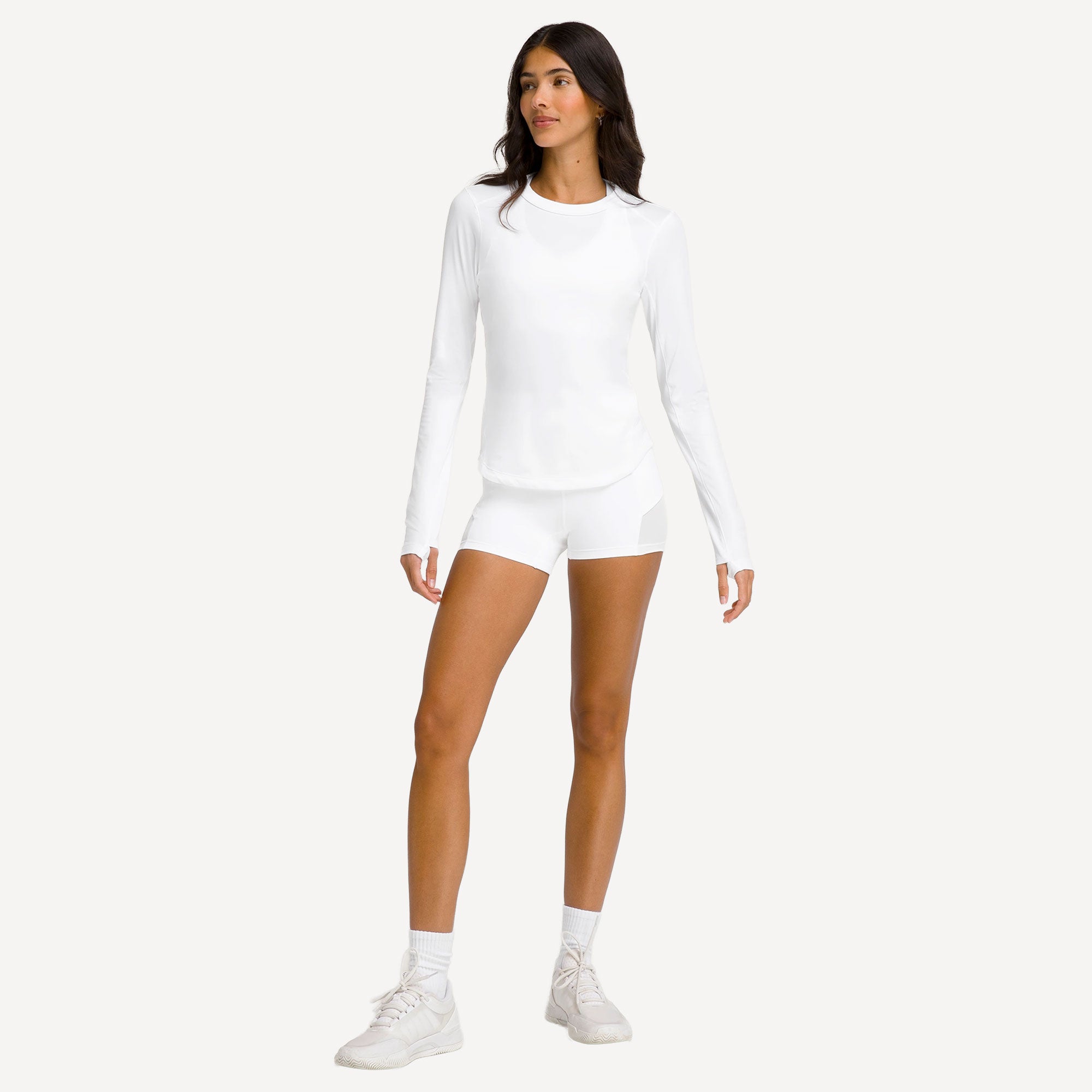 Wilson All Day Women's Long Sleeve Tennis Shirt - White (5)