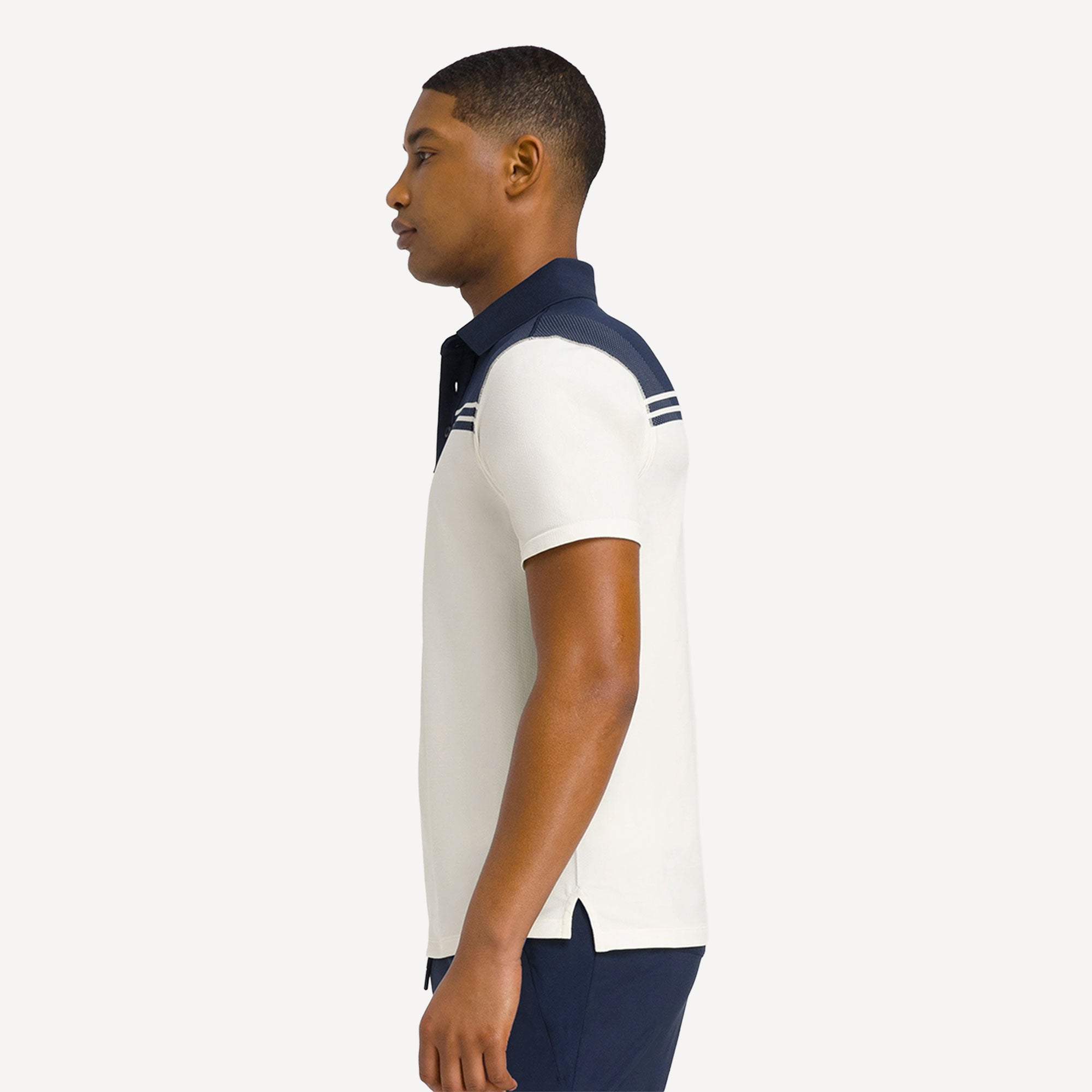 Wilson All Seasons Men's Stripe Tennis Polo - Dark Blue (3)