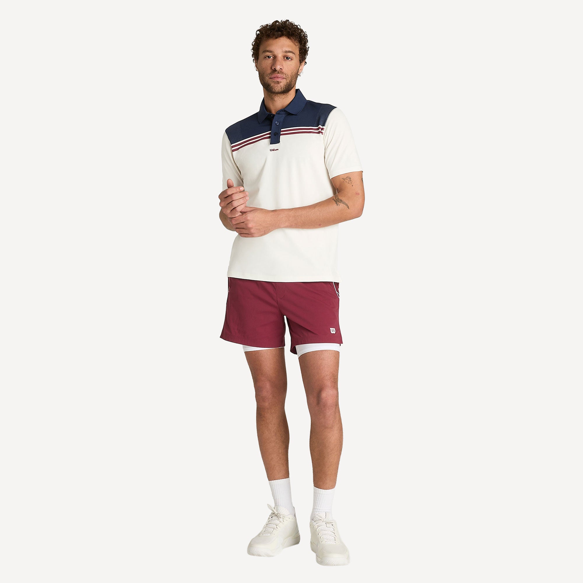 Wilson All Seasons Men's Tennis Polo - Off-white (5)