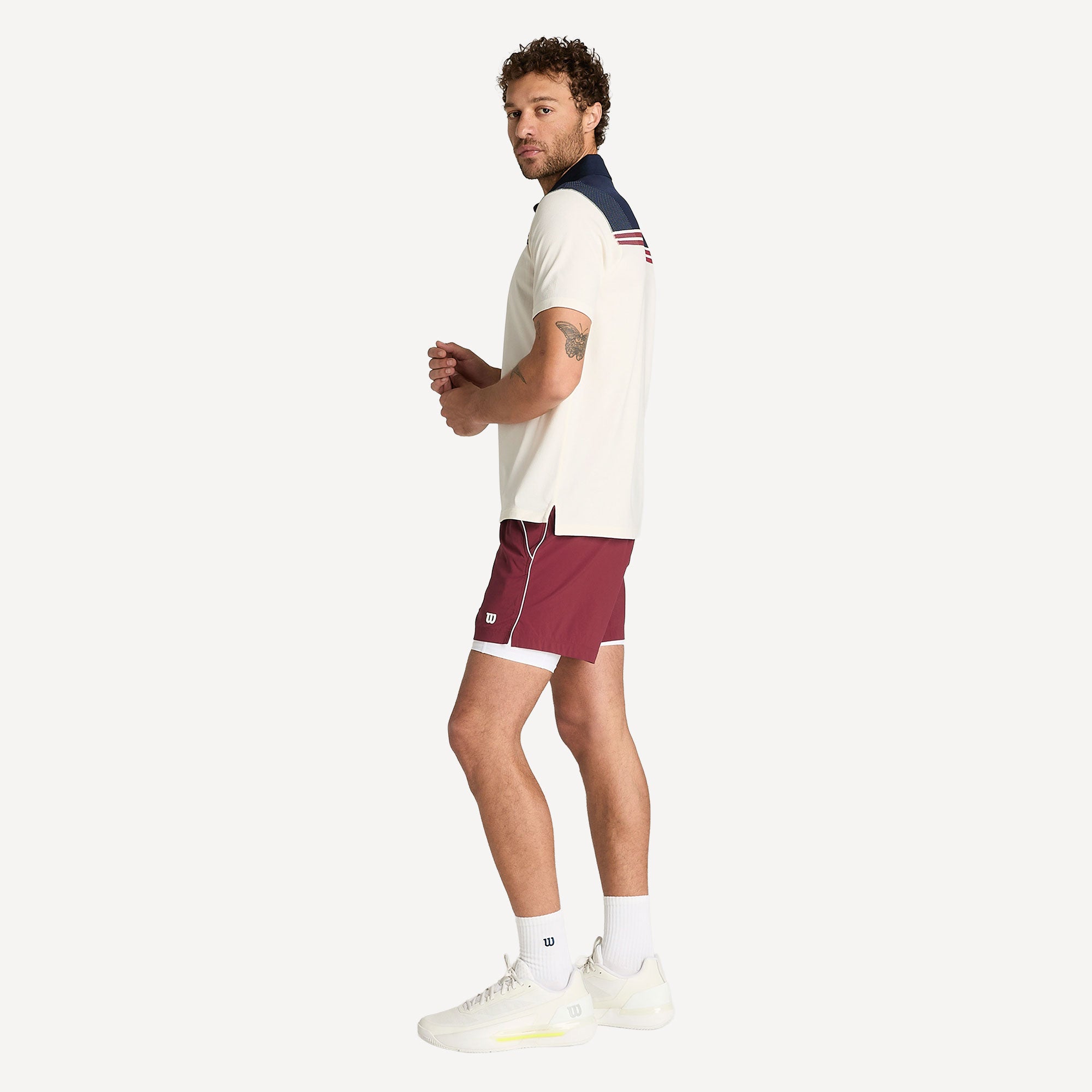 Wilson All Seasons Men's Tennis Polo - Off-white (6)