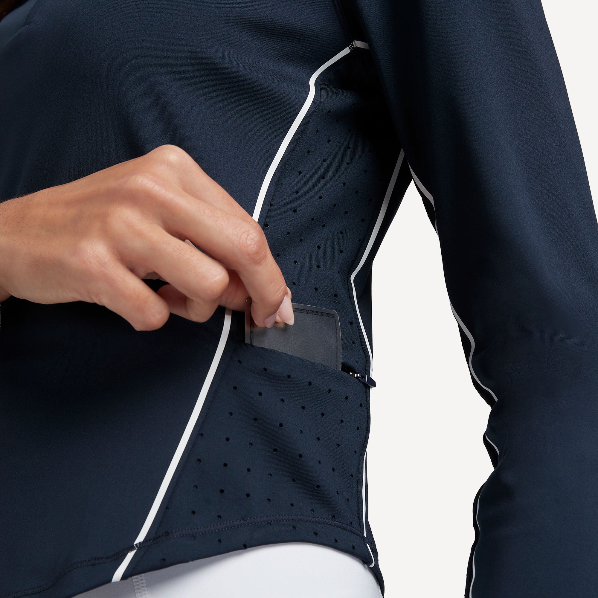 Wilson Brentwood Women's Half-Zip Tennis Midlayer - Dark Blue (5)