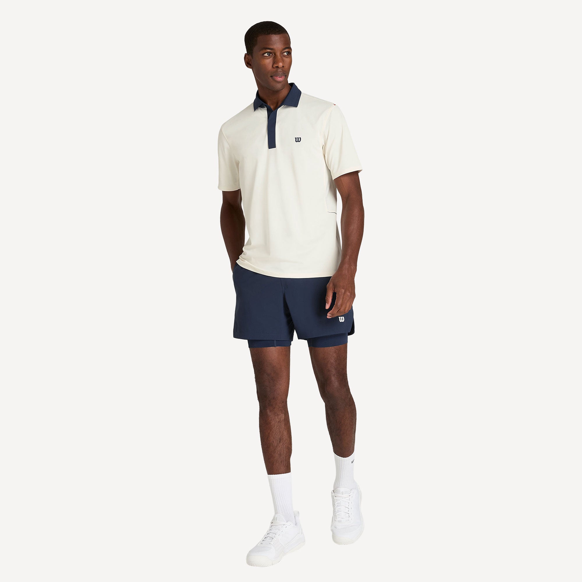 Wilson Challengers Men's Technical Tennis Polo - White (6)